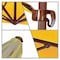 California Umbrella 8.5' Bronze Aluminum Cantilever Patio Umbrella, Sunbrella Yellow 194061337967 - alternate 2